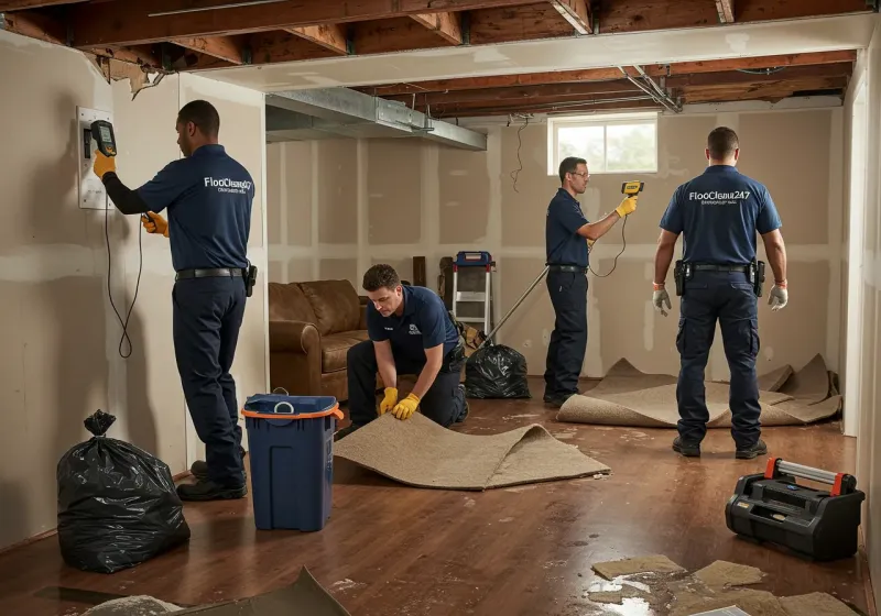 Flood DamageMaterial Assessment and Debris Removal process in Fairview, GA